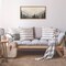 23.6 X 11.8 In Mountain Wall Art, String Crafts Pictures With Wood Framed, Nature Landscape Forest Wall Hanging Decor, Living Room Bedroom Home Artwork